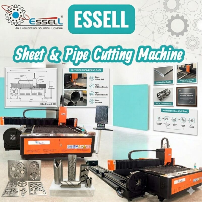 SHEET AND PIPE CUTTING MACHINE 